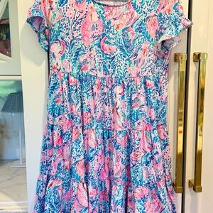 LILLY PULITZER JODEE DRESS in MULTI TREASURE TROVE, Sz M •LIKE NEW•